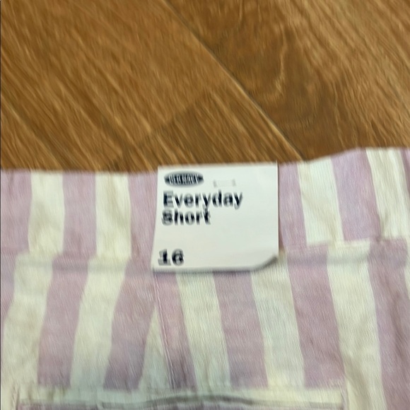 Old Navy White and lavender Shorts size 16 new. Super soft - Picture 7 of 7
